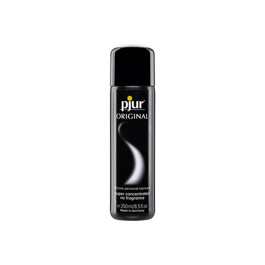 Pjur Original massage and personal lubricant in 250ml bottle, clear gel for smoother massage and intimate use.