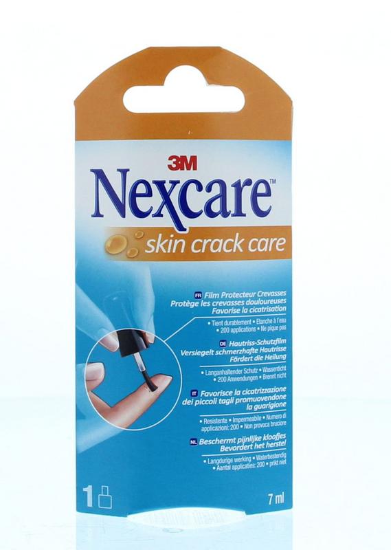 Nexcare Skin crack treatment in a 7ml tube, skincare product for soothing and repairing skin cracks and dryness.