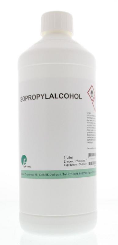 Orphi disinfectant bottle with 1 liter of isopropyl alcohol, used for sanitizing and cleaning surfaces.