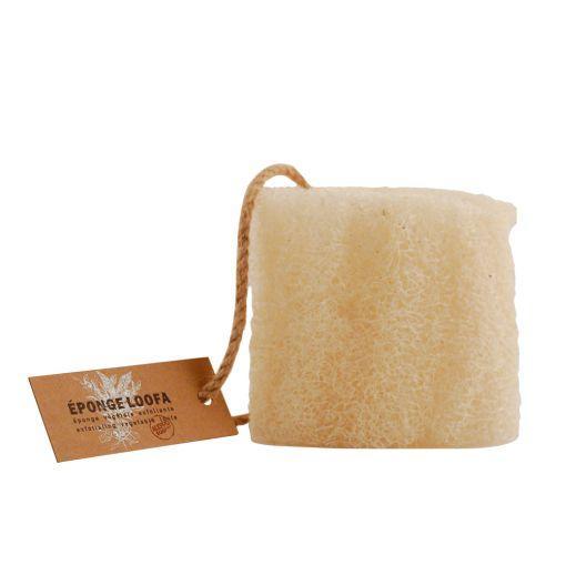 Aleppo Soap Co loofa natuurspons, 9x10cm, natural body sponge for gentle exfoliation.