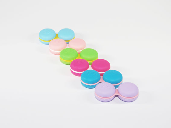 IBD Lenshouder macaron 1.00 optiek lens holder with colorful macaron design and clear frame for optical use