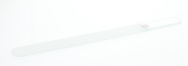 Malteser glass nail file, 20cm manicure and pedicure tool, with GF 60-20 label, shown on white background.