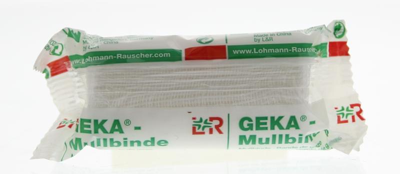 Geka Hydrofiel windsel, 4m x 6cm, made of soft hydrofiel fabric, shown in a close-up view.
