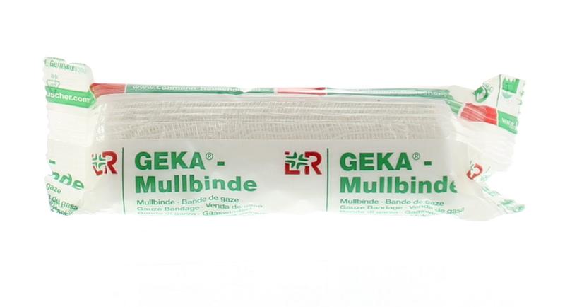 Geka Hydrofiel windsel, 4m x 8cm, made of soft hydrofiber material, used for securing and wrapping cattle or livestock.