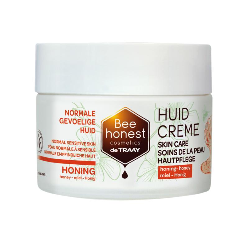 Traay Bee Honest honey body cream in 100ml jar, nourishing skincare product for soft, hydrated skin.