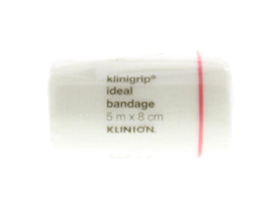 Klinion Klinigrip windsel, 5m x 8cm, sterile disposable wound dressing, ideal for wound care, in packaging.