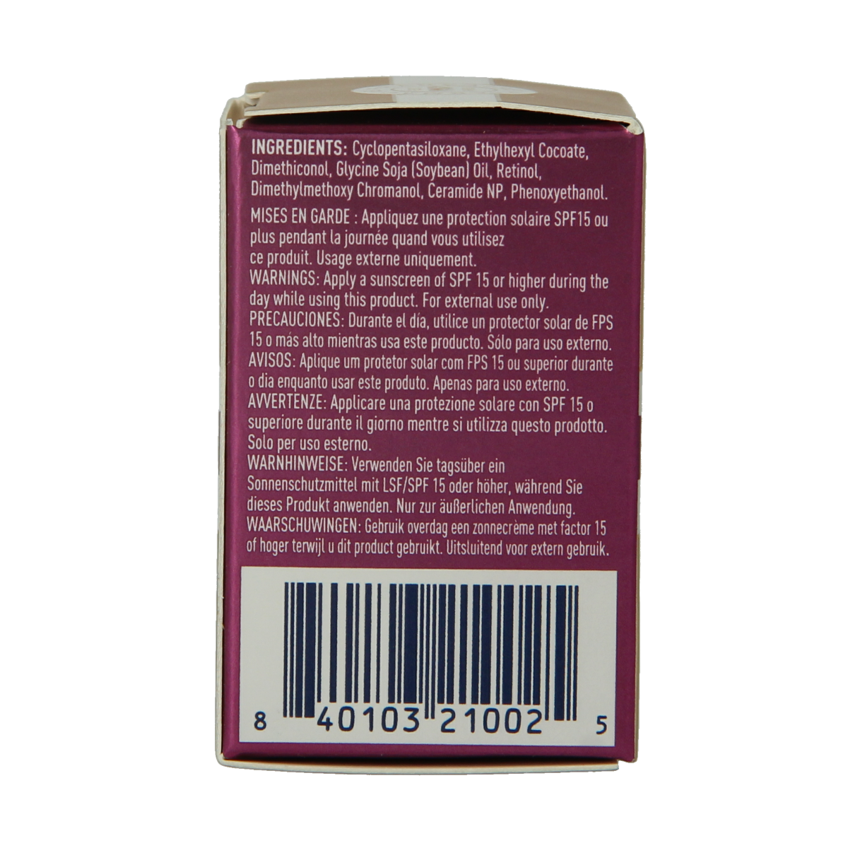 ROC Retinol CorreXion night serum capsules for facial skincare, designed to smooth fine lines during overnight use