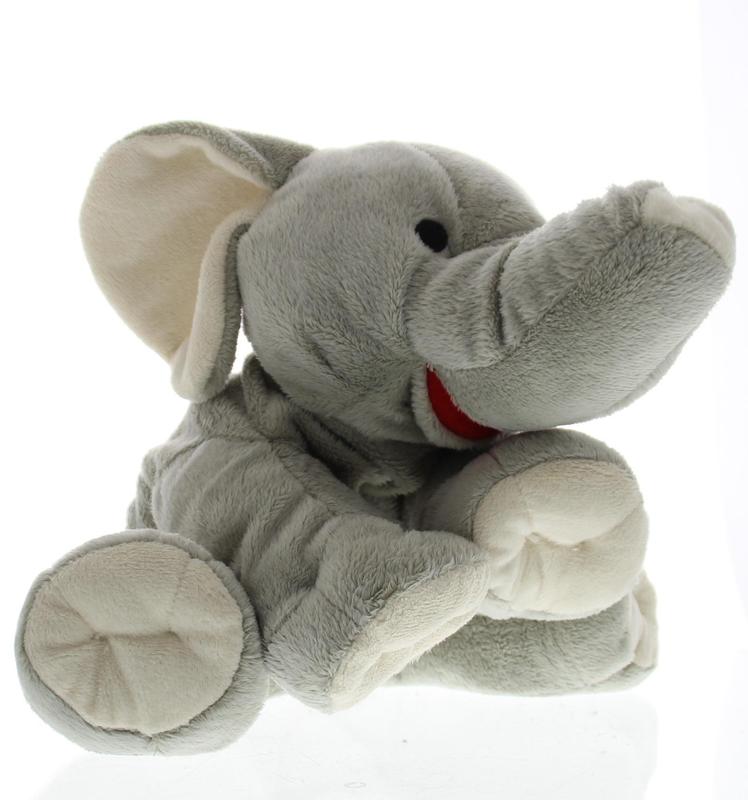 Spruyt Hillen Cherry belly kersenpitkussen olifant, soft plush toy and comfort pillow for children, in cheerful cherry pattern.