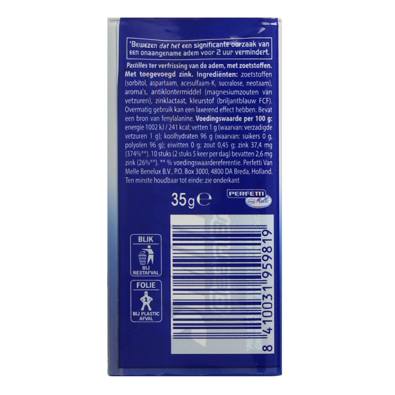 Smint Clean Breath peppermint mints in a clear container, showing 50 mint candies with bright packaging and fresh mint flavor.