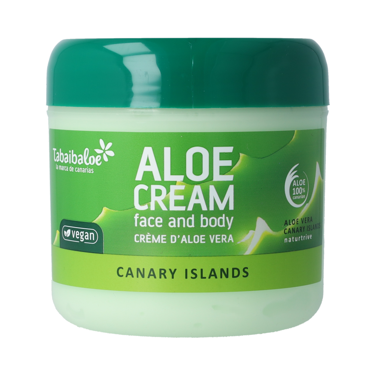 Taibabaloe Aloe Cream for face and body, 300ml, natural skincare product with aloe vera for moisturizing and soothing skin.