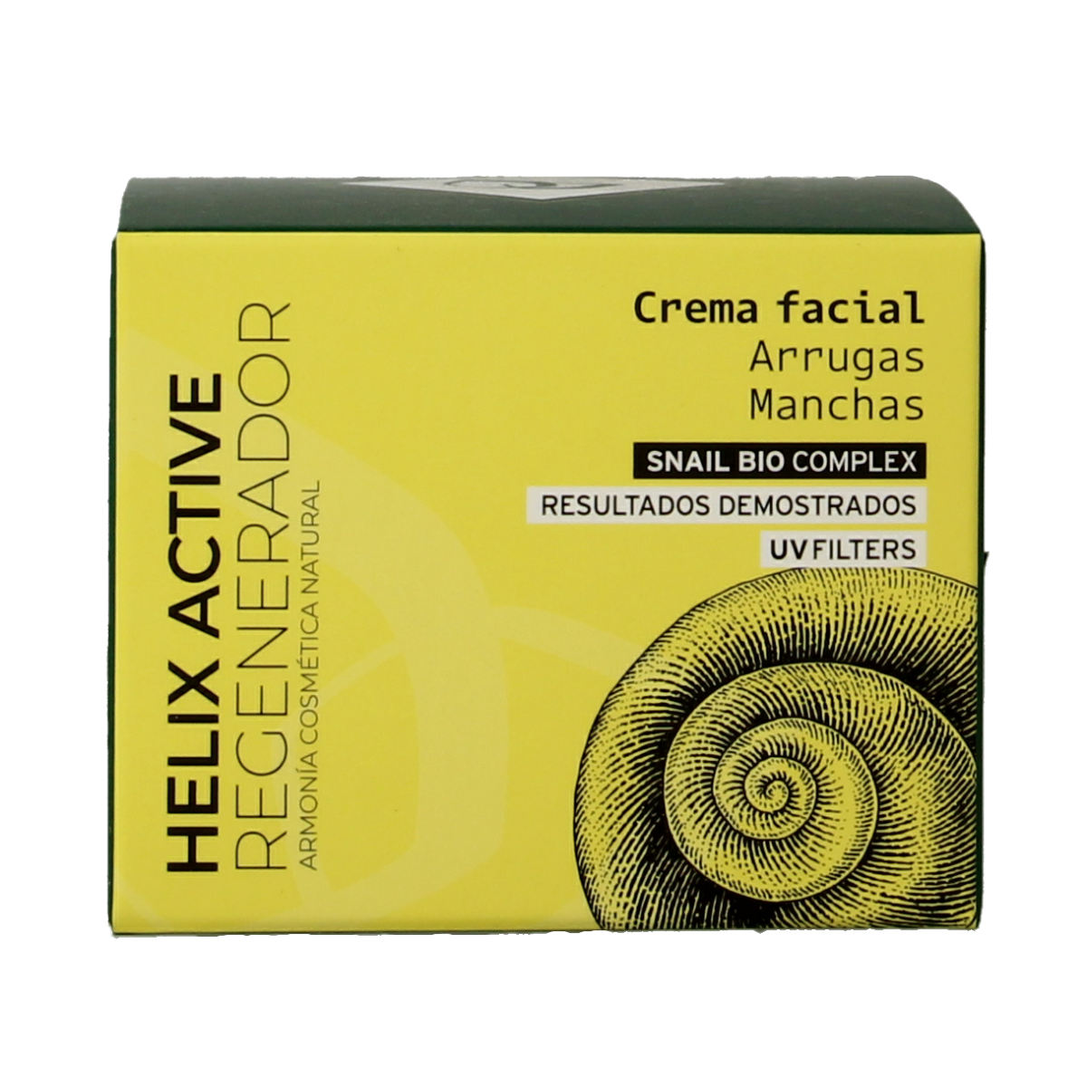 Armonia Helix Active Face Creme in 50ml jar, moisturizing facial skincare product with a smooth cream texture.