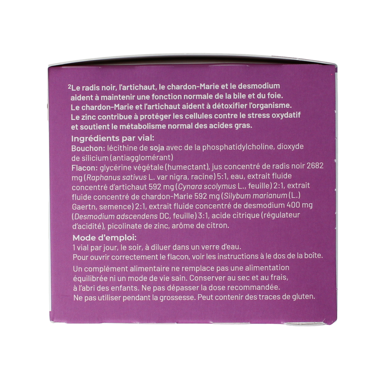 Soria Natural Cyrasil herbal extract ampoules in a 10ml bottle, part of the herbal supplement product line.