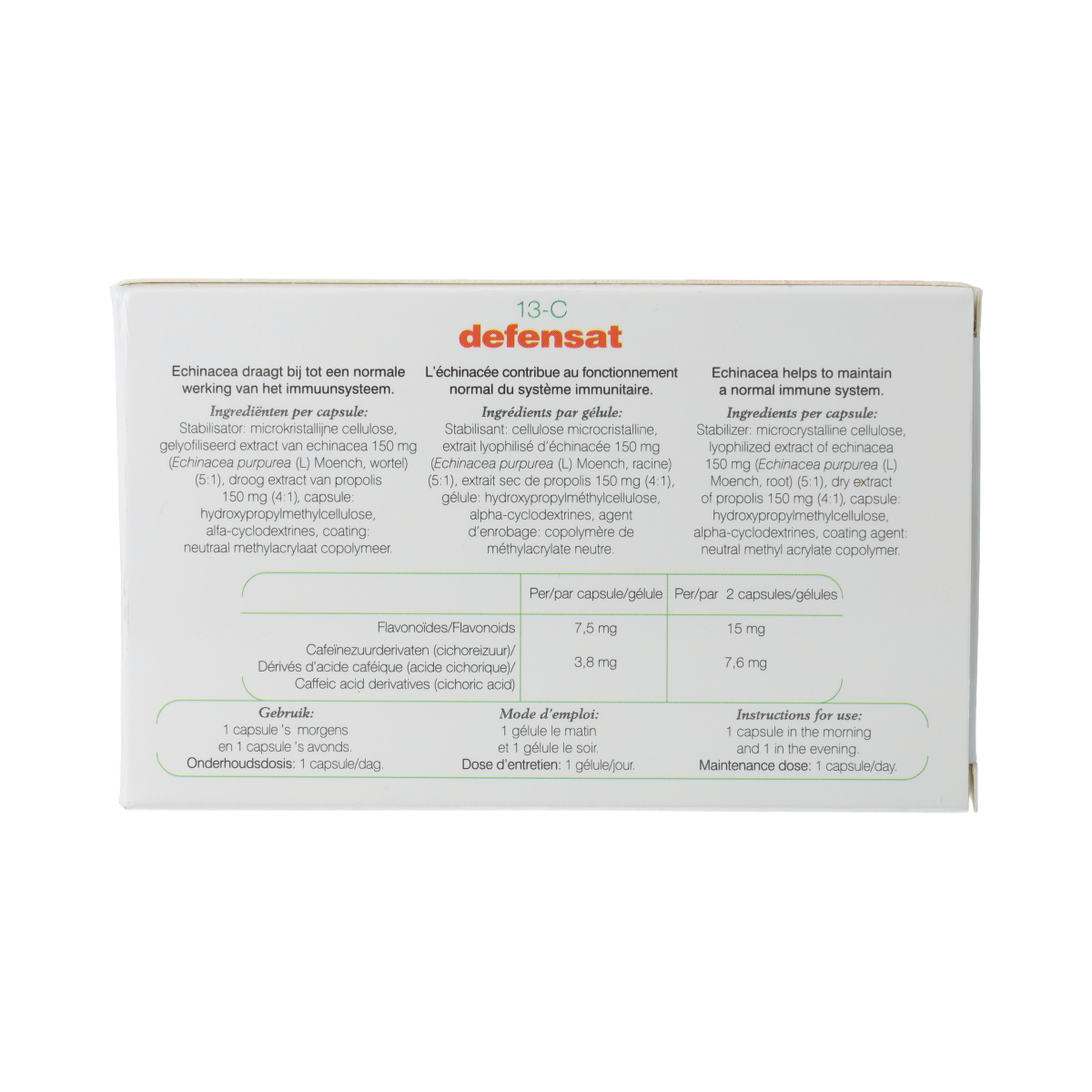 Soria Natural Defensat 13-C XXI 30.00 Capsules