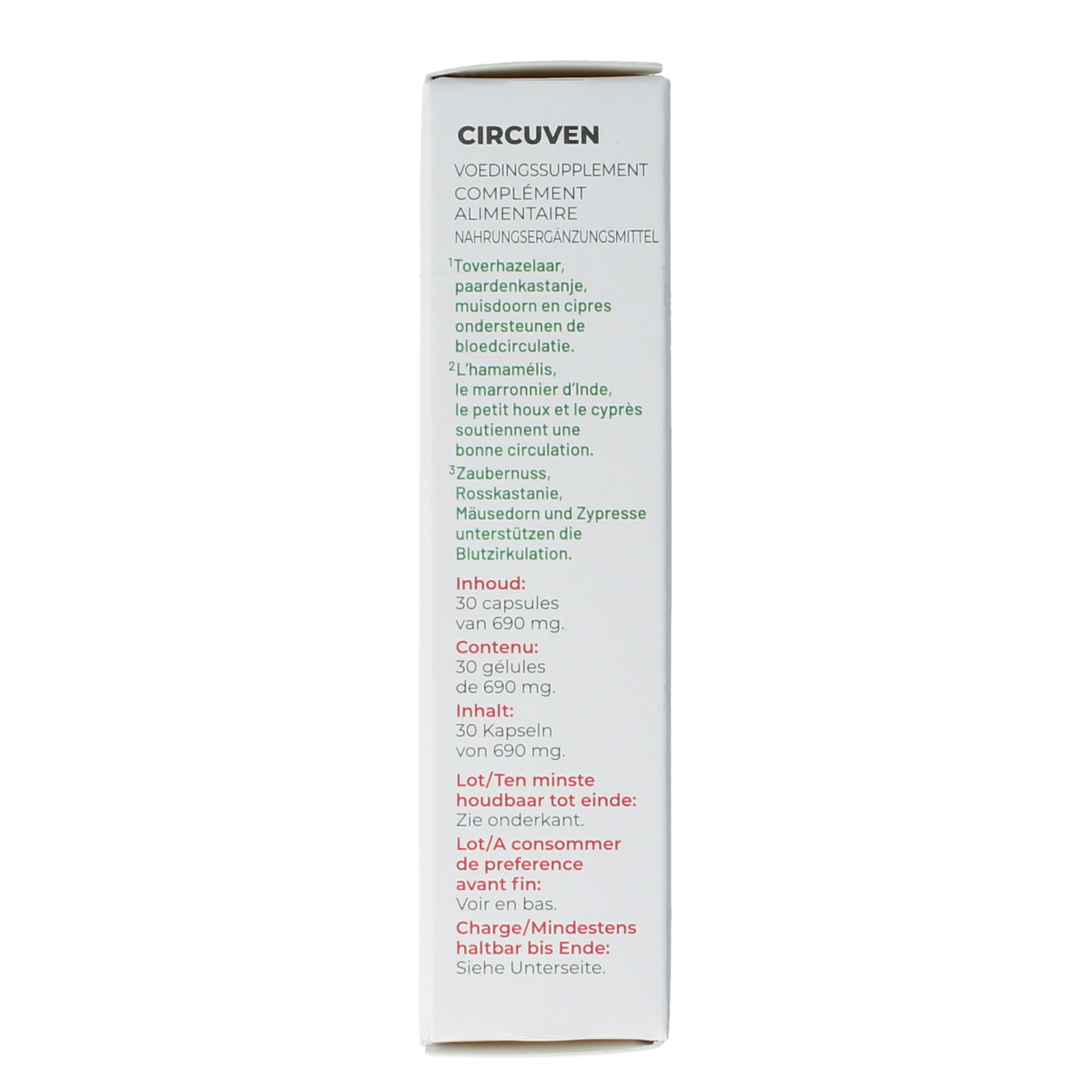 Soria Natural Circuven 19-C XXI herbal capsules in a bottle, part of Soria Natural's herbal supplement line.