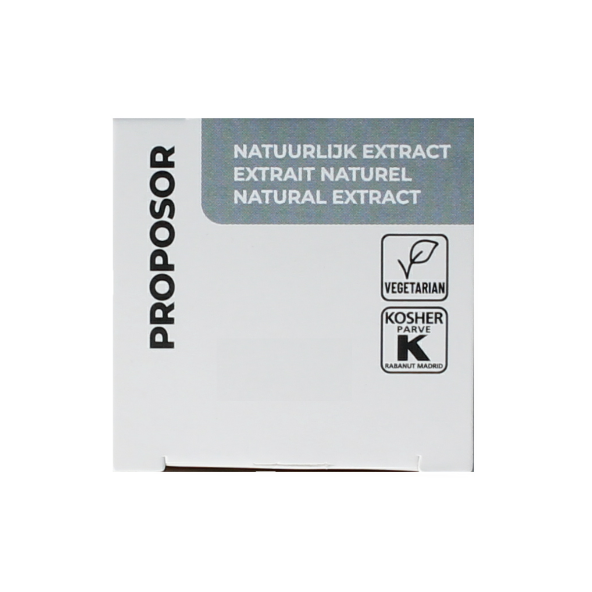 Soria Natural Proposor propolis extract bottle showing label, 50ml herbal preparation for immune support and natural health.