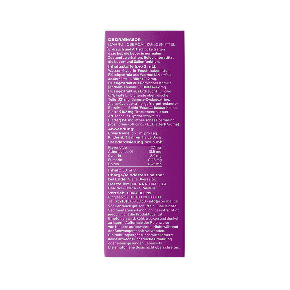 Soria Natural Composor 5 stress relief herbal tincture in a 50ml bottle showing the herbal extract liquid inside