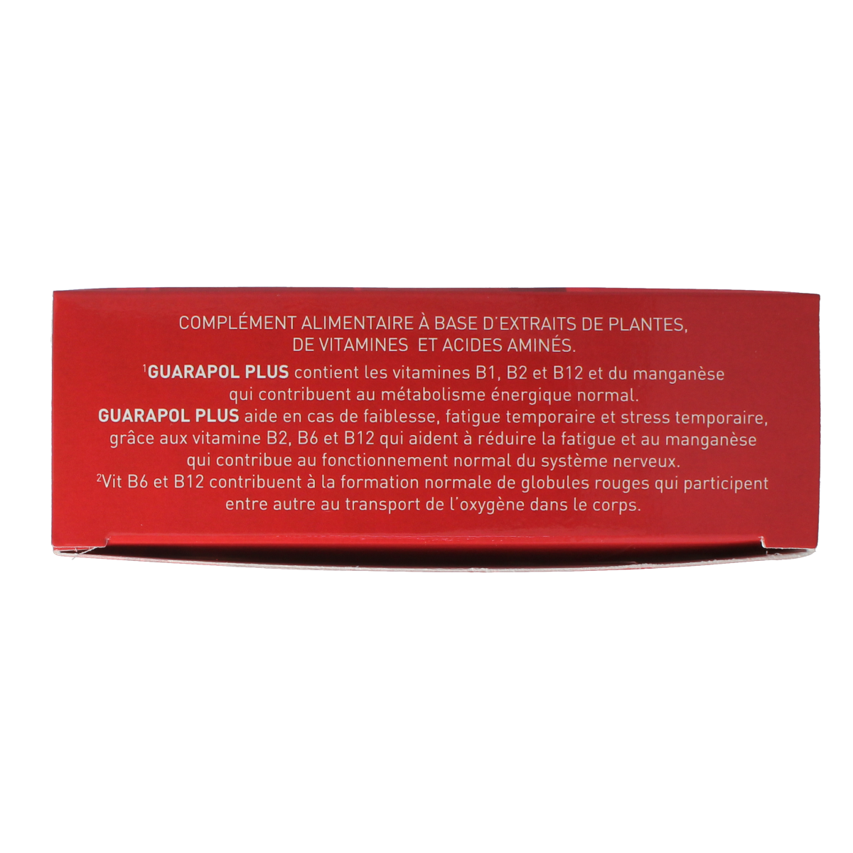 Purasana Plantapol Guarapol Plus herbal supplement ampoules in a box, natural herbal remedy for wellness and health support.