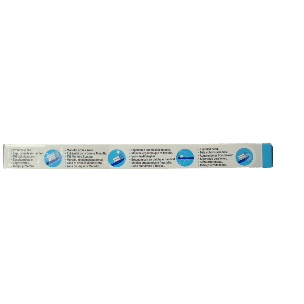 Vitis tandenborstel en tandpasta set with white toothbrush and tube of Vitis toothpaste on a clean surface.