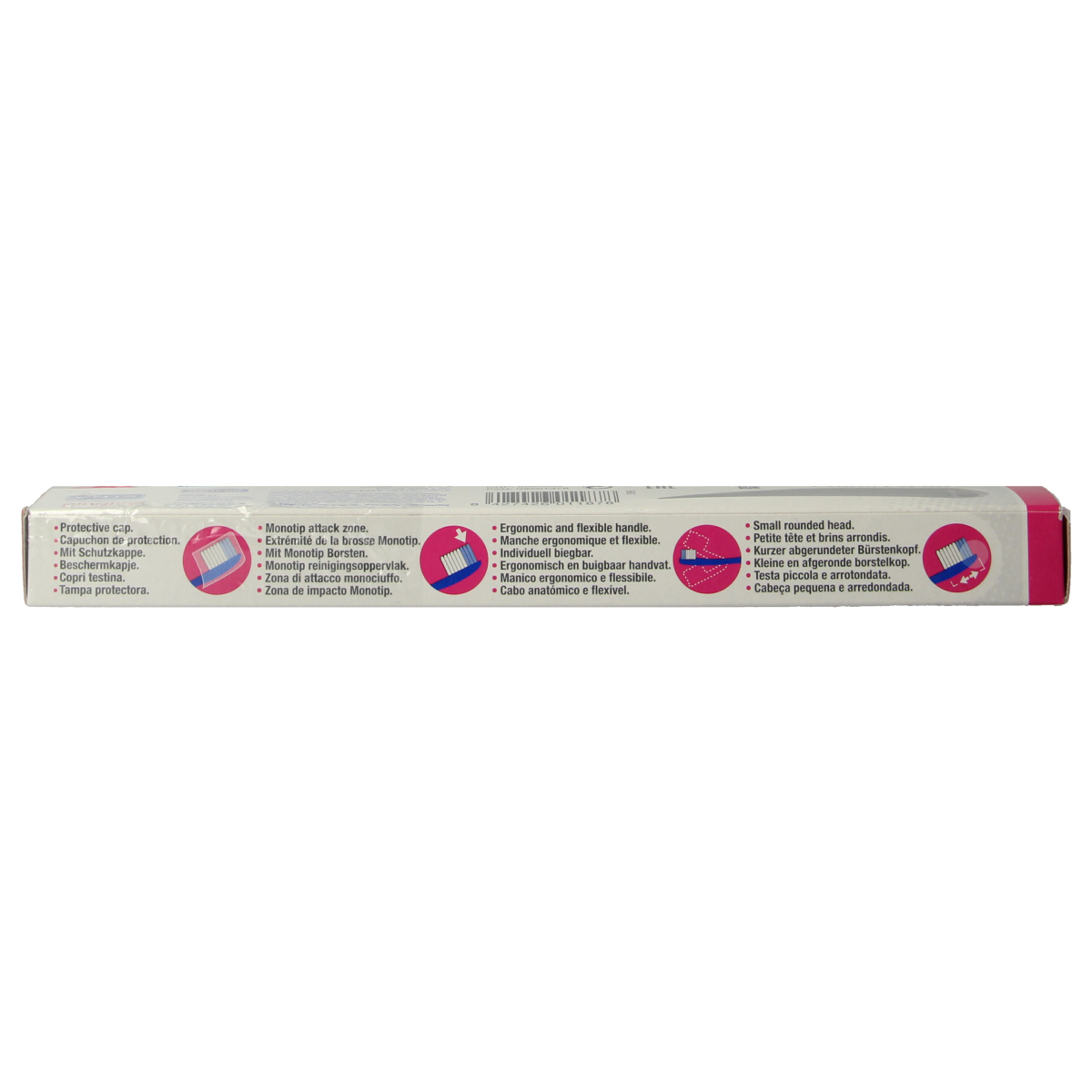 Vitis gingival health toothbrush for healthy gums, 1 toothbrush in a natural close-up shot.