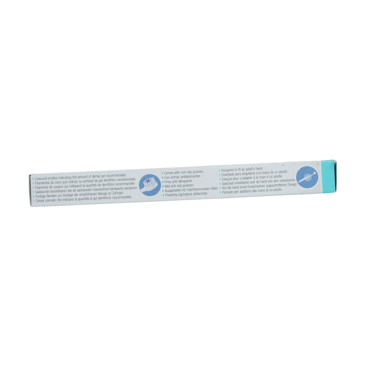 Vitis Baby tandenborstel for gentle oral cleaning, shown with soft bristles and small handle suitable for infants.