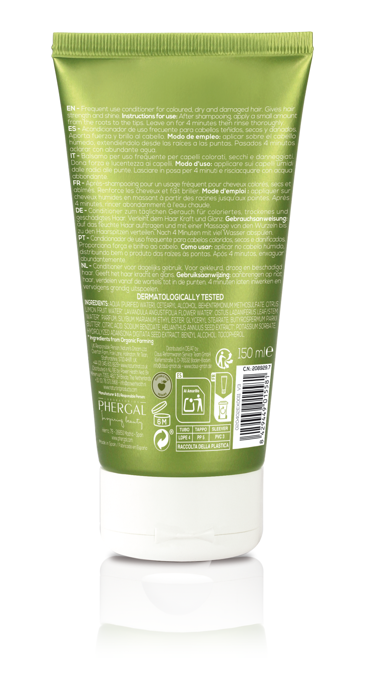 Naturtint Conditioner color fixing protective 150.00 Milliliter