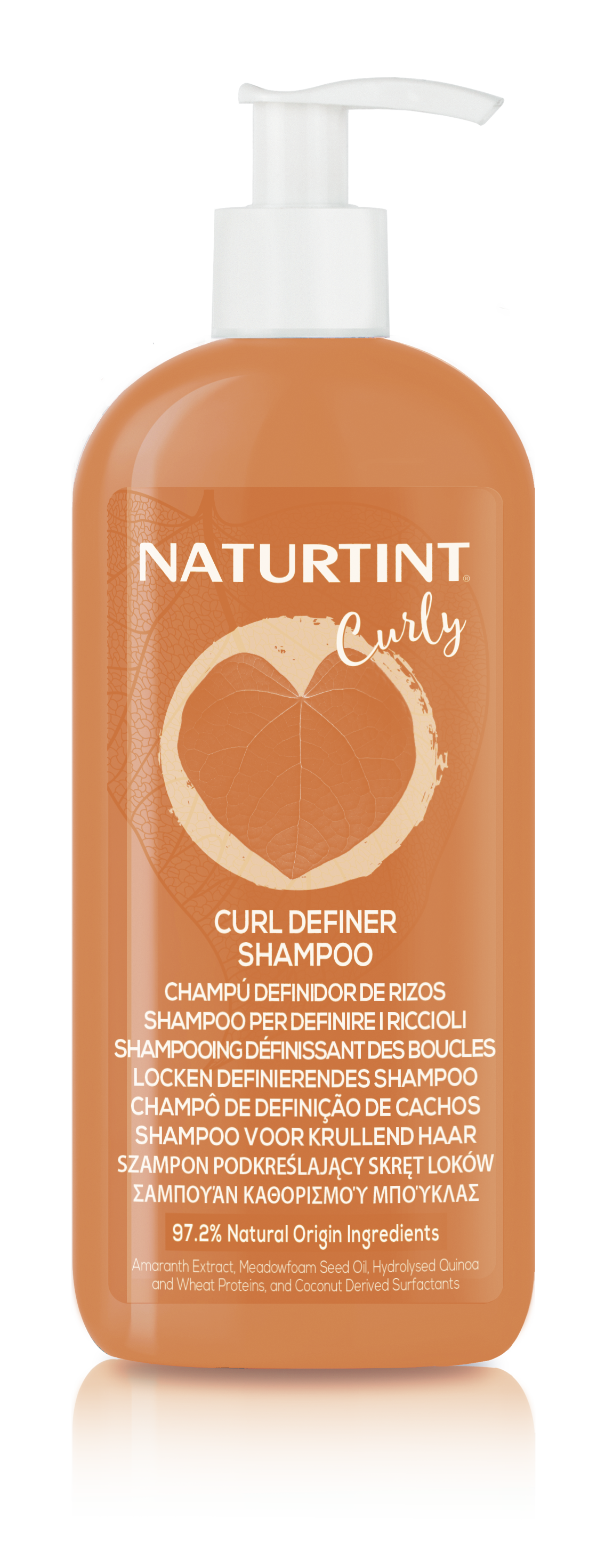 Naturtint Curl Definer Shampoo in 330ml bottle, natural hair care product for enhancing and defining curly hair.
