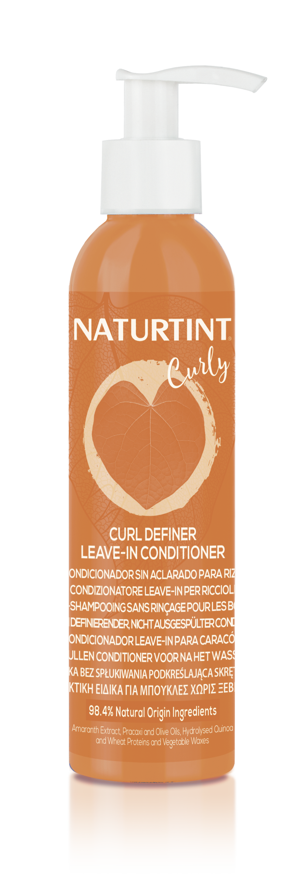 Naturtint Curl Definer Leave-In Conditioner for curly hair in 200ml bottle, natural hair care product by Naturtint.