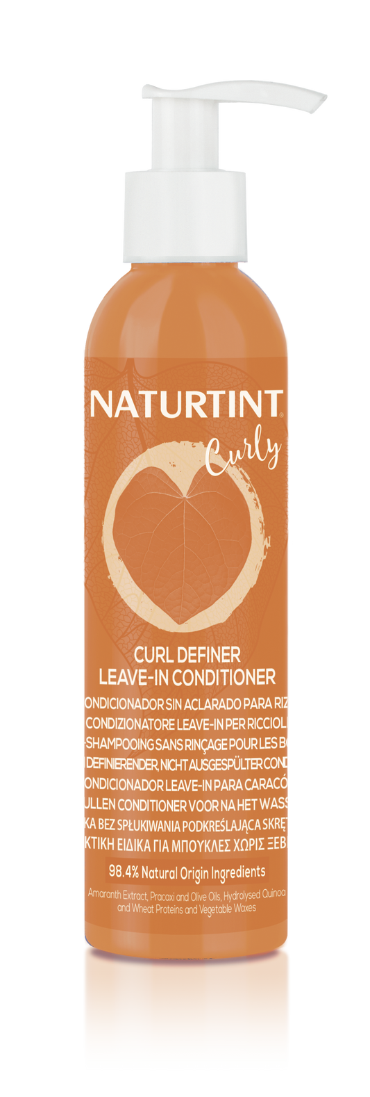 Naturtint Curl Definer Leave-In Conditioner for curly hair in 200ml bottle, natural hair care product by Naturtint.
