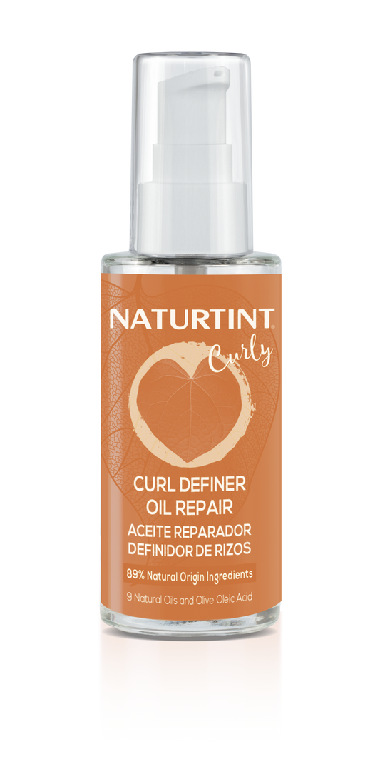 Naturtint Curl Definer Oil Repair bottle with 50ml hair care product for curly hair care and repair