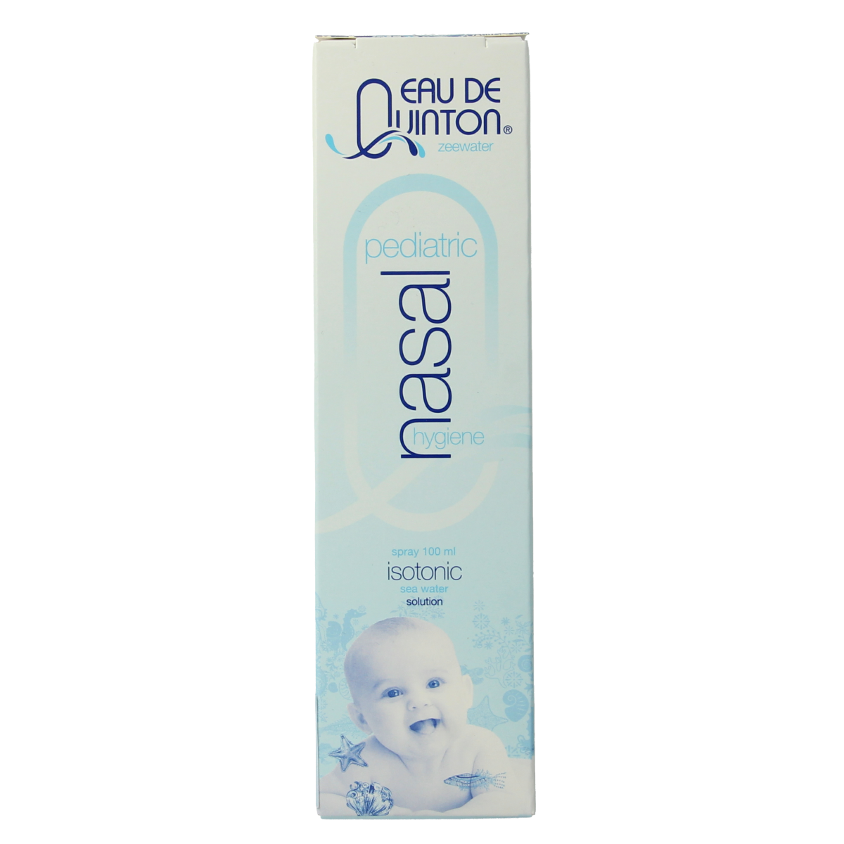 Pediatric Quinton Nasal spray for children 0-6 years, 100ml, used for nasal care and inhalation.