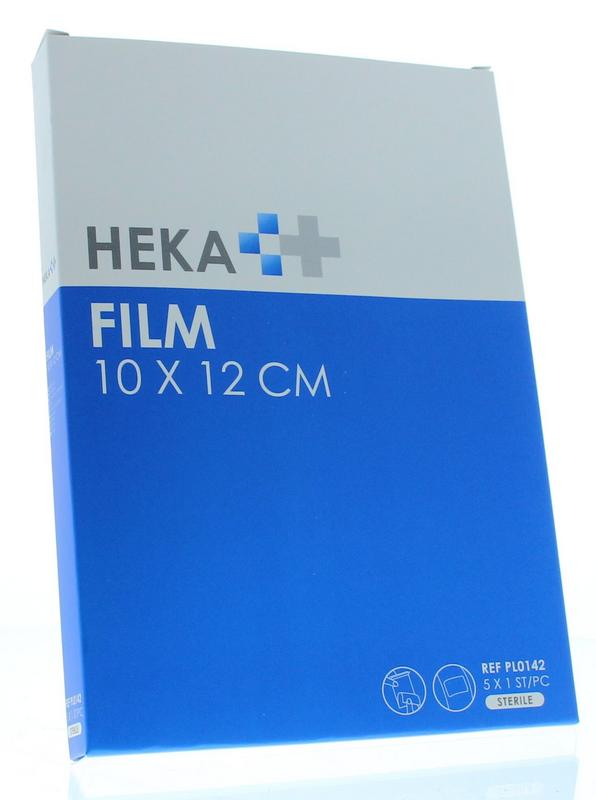 Hekafilm Wondfolie gauze and compresses, 10x12cm, pack of 5, sterile wound dressing from Hekafilm, sterile medical supplies.