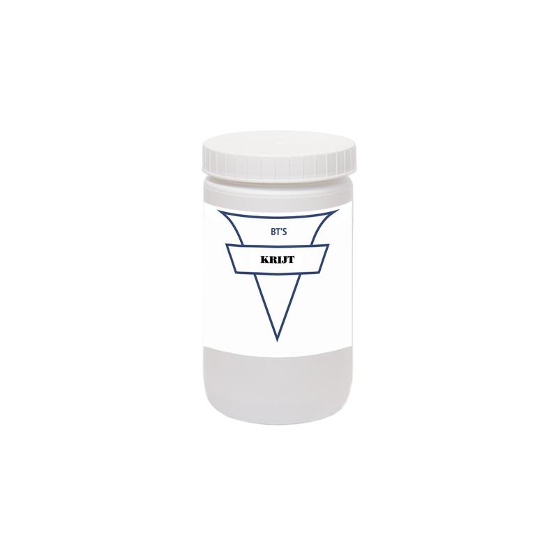 BT'S Krijt 400g quick bandages and wraps in a sturdy container, ideal for first aid and wound care.