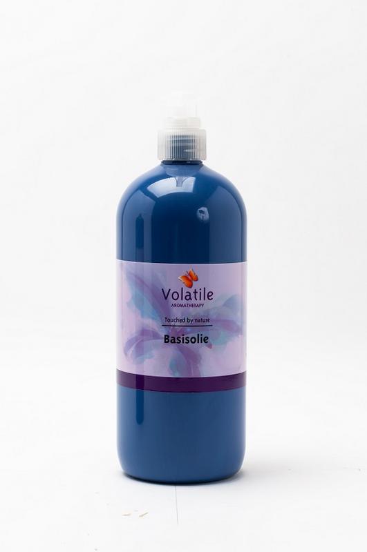 Volatile Amandelolie koud geperst in 1 liter fles, natuurlijke lichaamsverzorgingsolie met amandelextract, heldere fles en productlabel