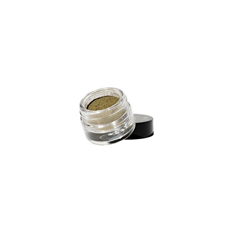 Uoga Uoga Eyeshadow 720 Northern Fern in 1 gram, featuring a close-up of the green and brown eyeshadow powder in a compact container.