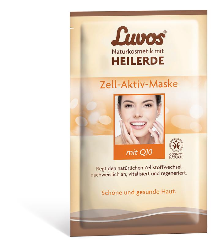 Luvos crememasker cel activ 7.5ml, set of two, facial skincare treatment in small tubes, natural beauty product