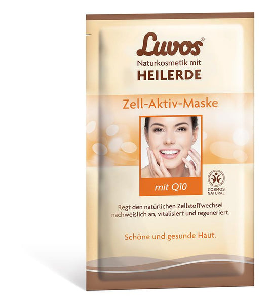 Luvos crememasker cel activ 7.5ml, set of two, facial skincare treatment in small tubes, natural beauty product