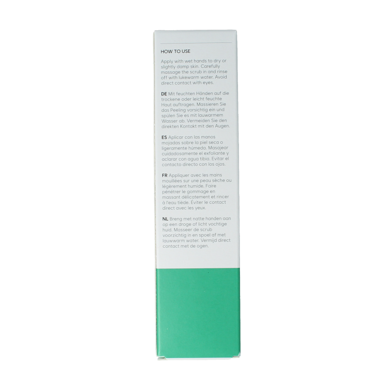 Gladskin facial scrub with vitamin E in a 75ml tube, gentle facial skincare product for smooth and clean skin.