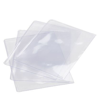 Pack of 100 plastic packaging envelopes by Spruyt Hillen, ideal for storing or presenting small items or documents.