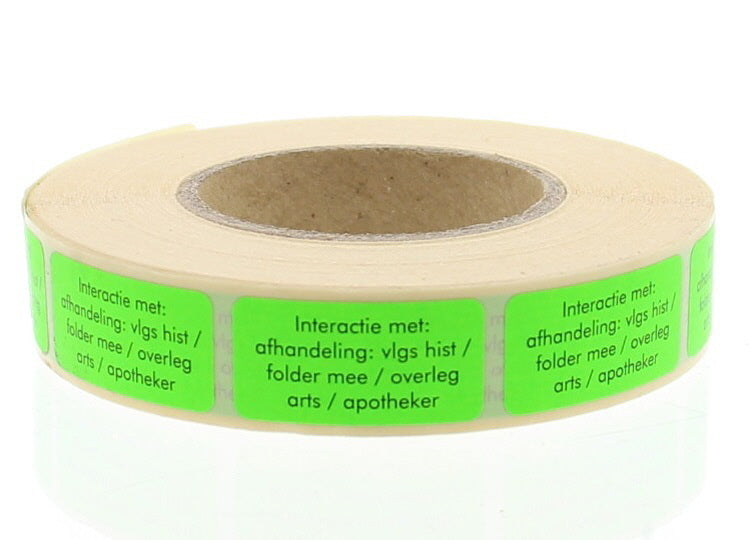 Spruyt Hillen sticker label pack with 1000 adhesive labels, featuring colorful and versatile designs for various labeling needs.
