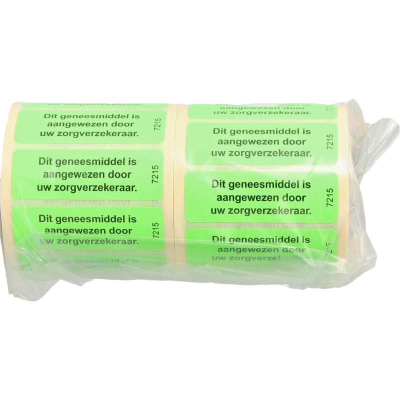 Spruyt Hillen sticker etiketten voor geneesmiddelzorgverzorgers, 1000 stuks, met duidelijke medische etikettering en medicijninformatie