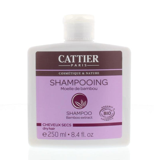 Cattier Shampoo droog haar bamboe  250.00 Milliliter