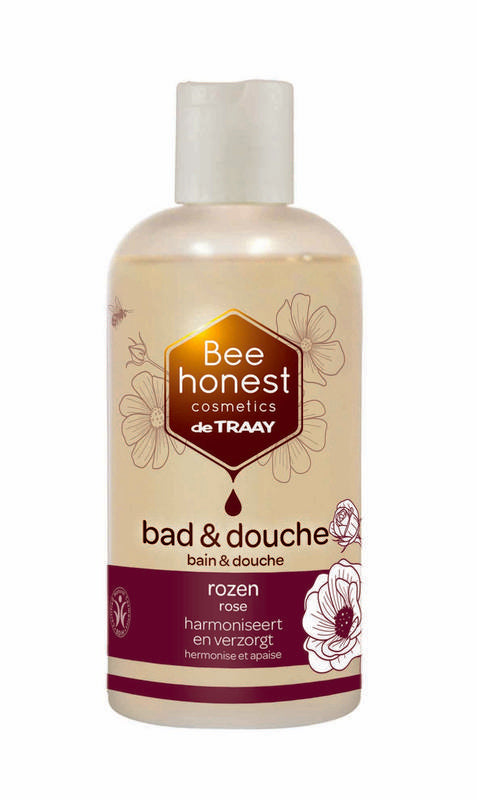 Traay Bee Honest Bad / douche rozen 250.00 Milliliter