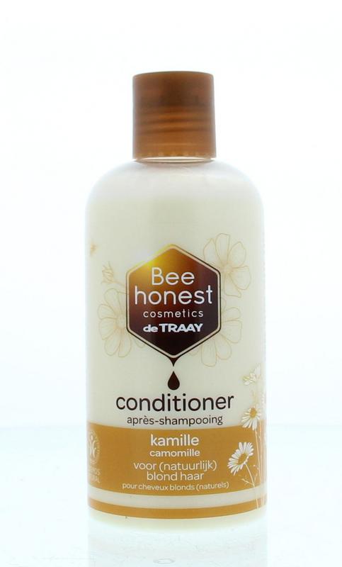 Traay Bee Honest Kamille Conditioner bottle for hair care, 250ml, with natural ingredients and gentle formula for healthy hair.