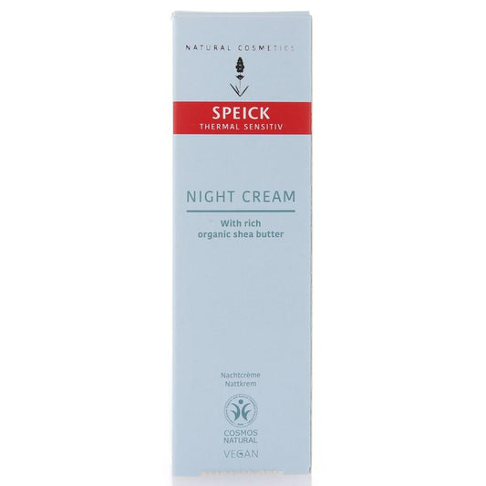 Speick Thermal Sensitive Nachtcreme in 50ml jar, face skincare product with natural ingredients for overnight hydration.
