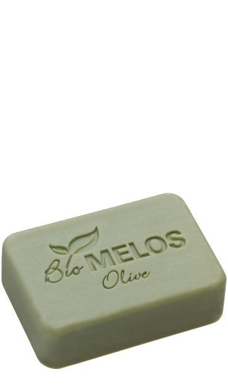 Speick Olijfzeep soap bar in 100g package, natural olive oil-based cleansing product with textured soap surface.