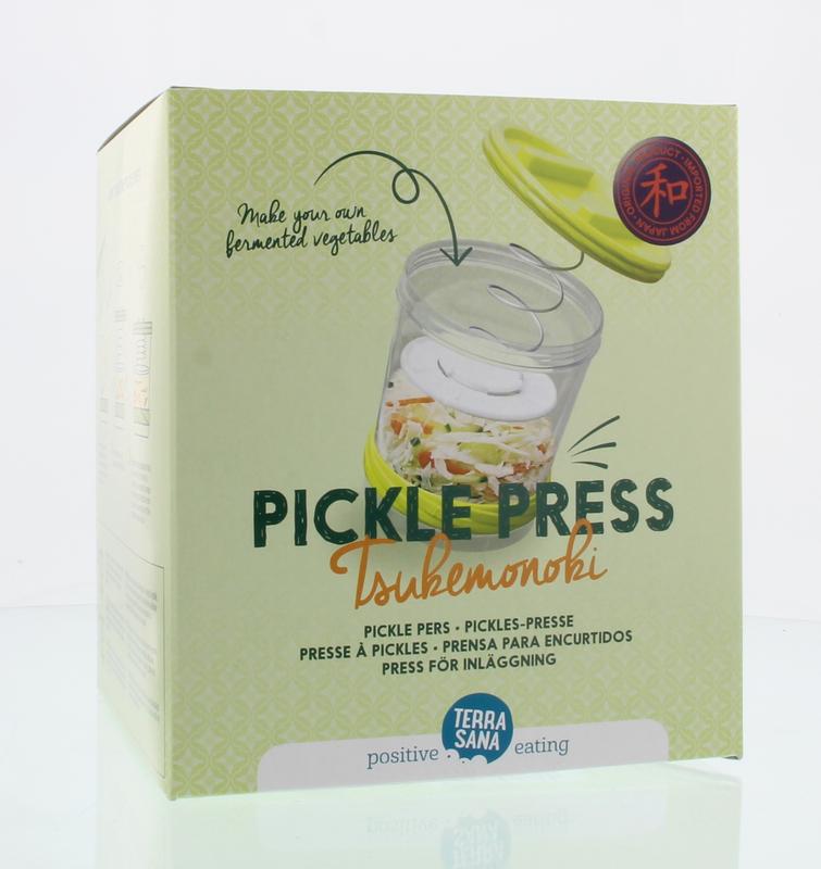 TerraSana Salade pickle pers in 1200ml jar, featuring fresh sliced pears perfect for cooking and table use.