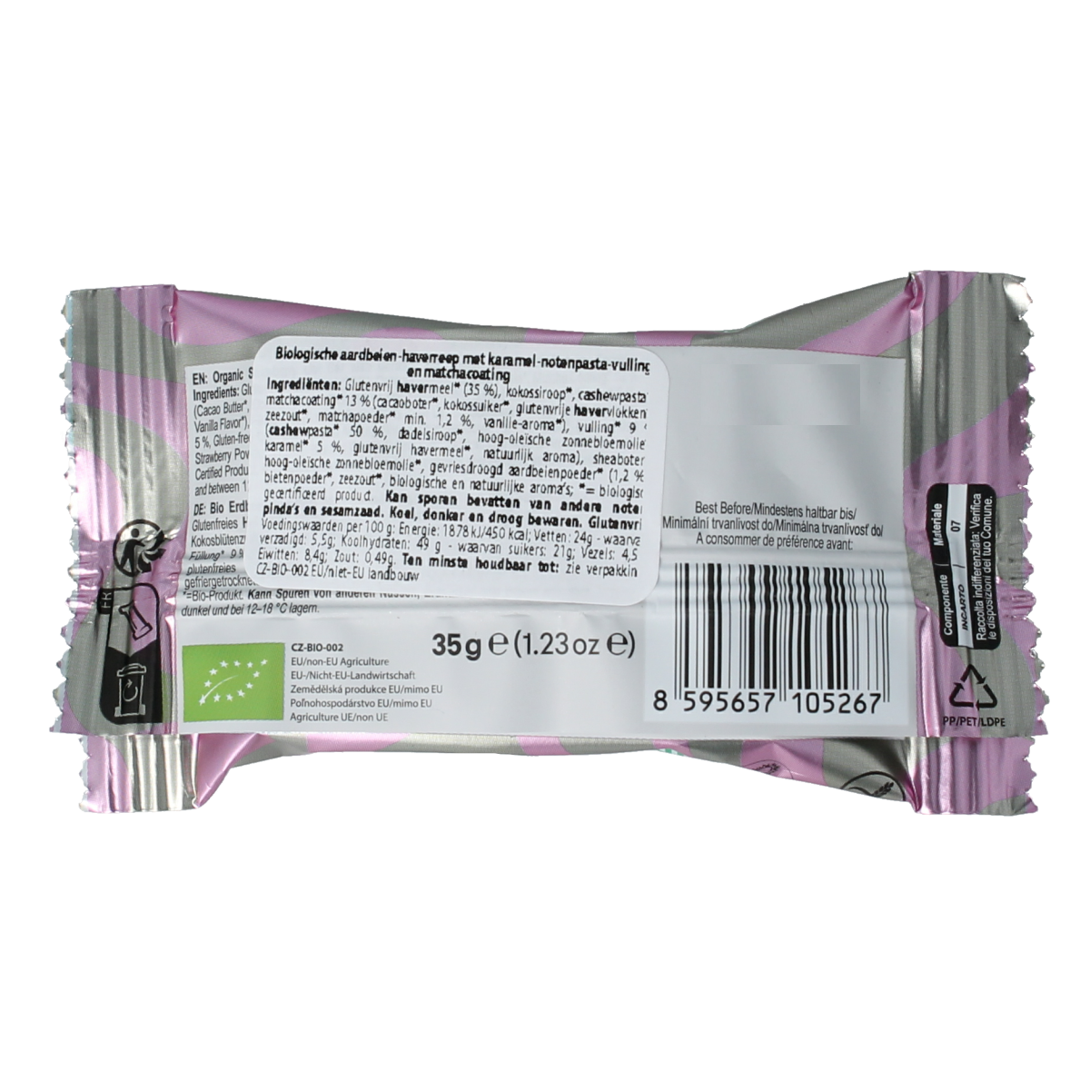 Lifefood Cake strawberry caramel matcha BIO 35.00 Gram