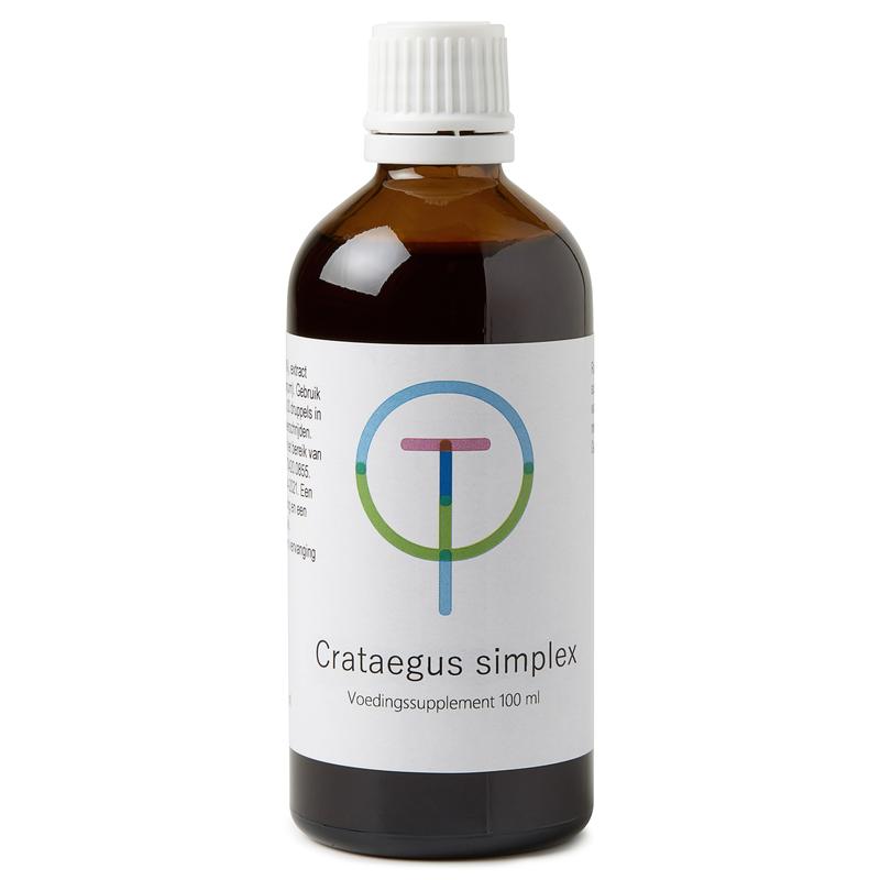 Therapeutenwinkel Crataegus oxyacantha herbal remedy in 100ml bottle, herbal supplement from Kruidenpreparaten collection.