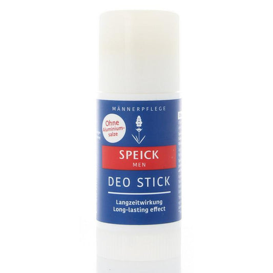 Speick Man deodorant stick in 40ml container, natural scent, with a sleek white and green design, ready for everyday use.