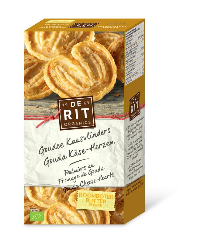 De Rit Goudse kaasvlinders bio 100.00 Gram